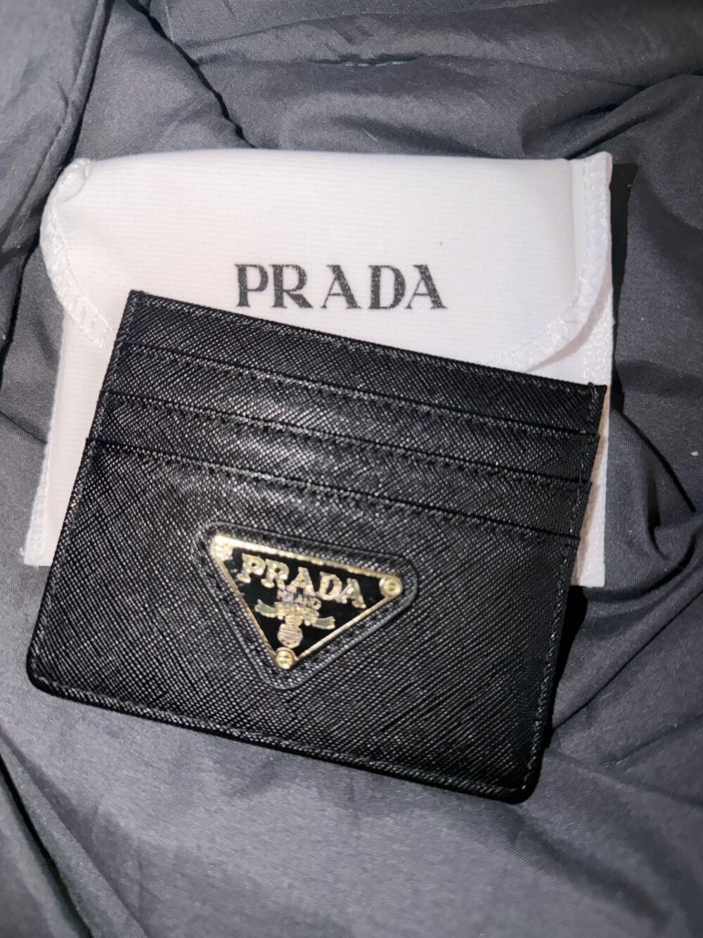 Prada Saffiano Leather Wallet with Dust Bag - Brand New
